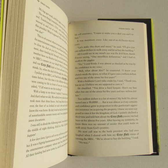 Crazy Faith: It's Only Crazy Until It Happens Hardcover Book By Michael Todd - Picture 10 of 10